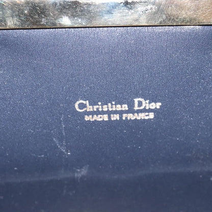Christian Dior Trotter Canvas, Navy, Canvas, Clutch