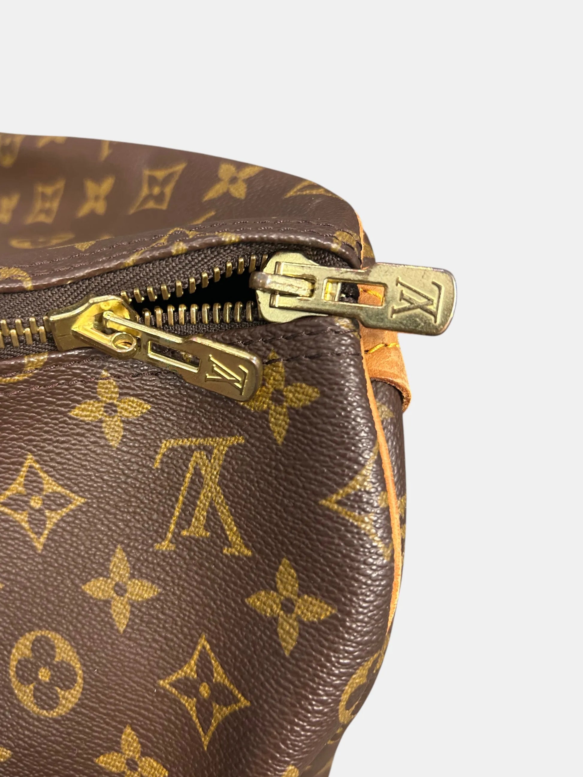 Louis Vuitton Keepall Monogram Canvas, Brown, Canvas, Travel Bag