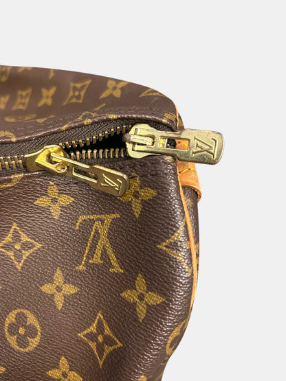 Louis Vuitton Keepall Monogram Canvas, Brown, Canvas, Travel Bag