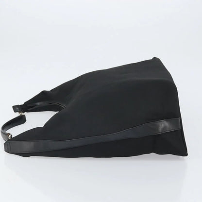Gucci Vintage Nylon, Black, Nylon, Shoulder Bag