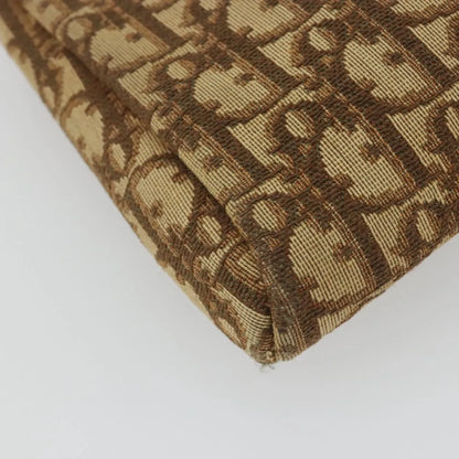 Christian Dior Vintage Trotter Canvas, Brown, Canvas, Clutch