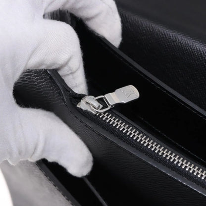 Louis Vuitton Robusto Taiga, Black, Leather, Briefcase