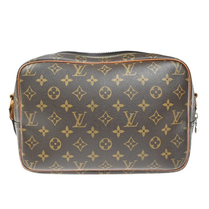 Louis Vuitton Reporter Monogram Canvas, Brown, Canvas, Shoulder Bag