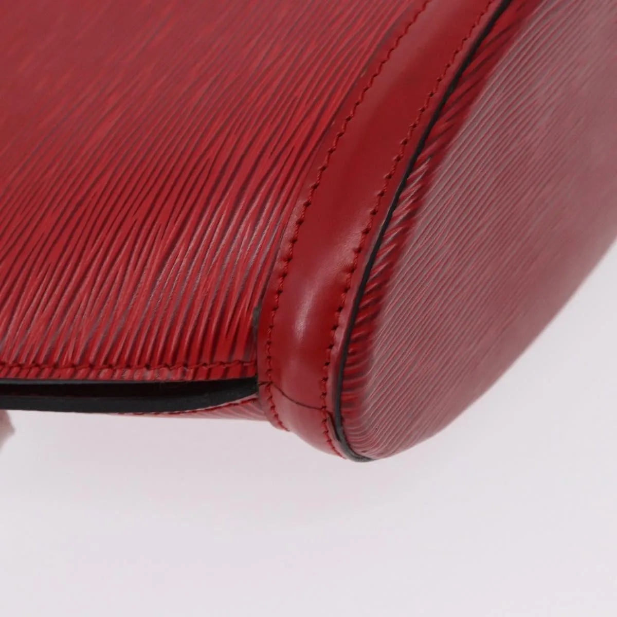 Louis Vuitton Saint Jacques Epi, Red, Leather, Handbag