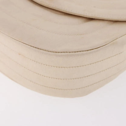 Chanel Vintage Round Flap Satin, Beige, Satin, Shoulder Bag
