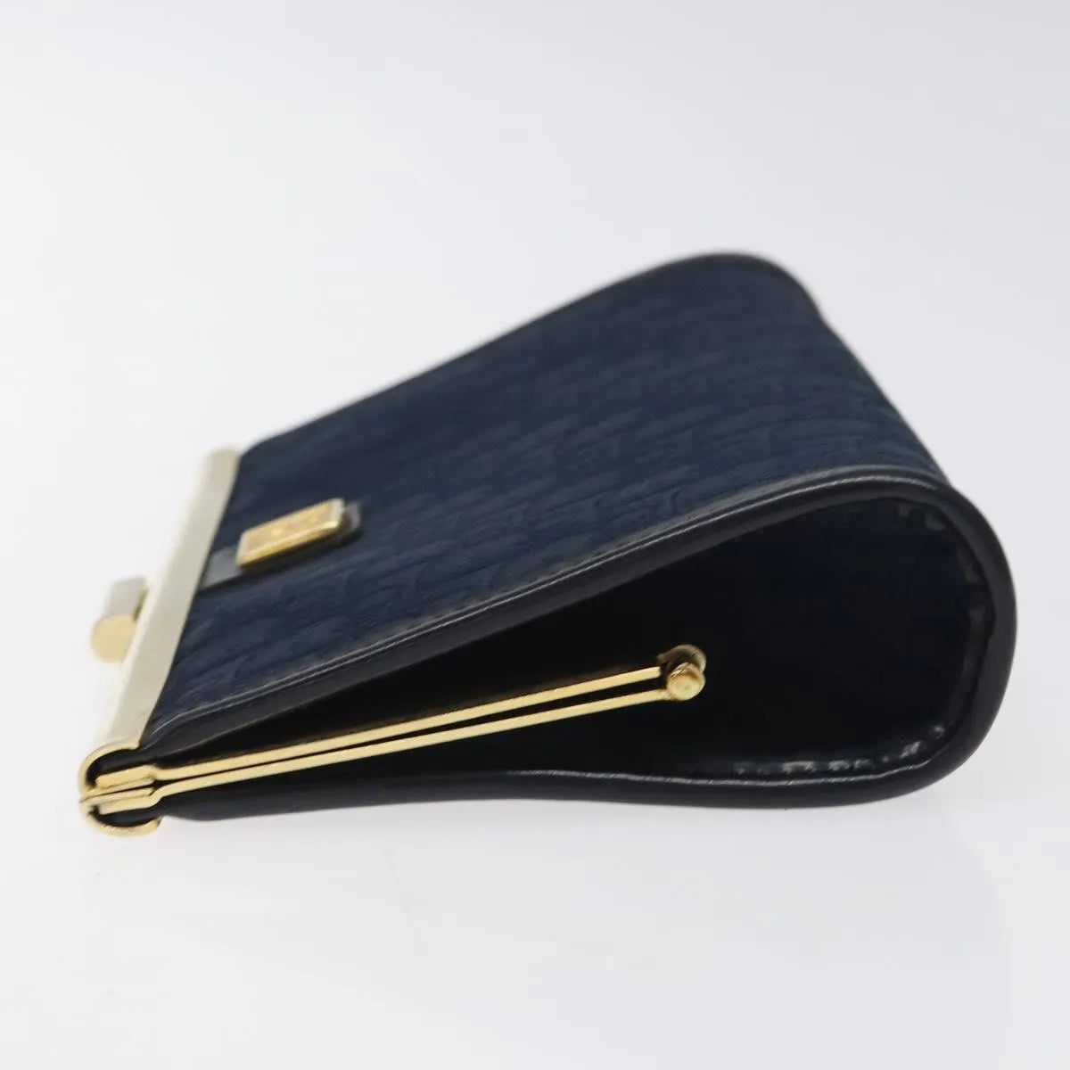 Christian Dior Trotter Canvas, Navy, Canvas, Clutch