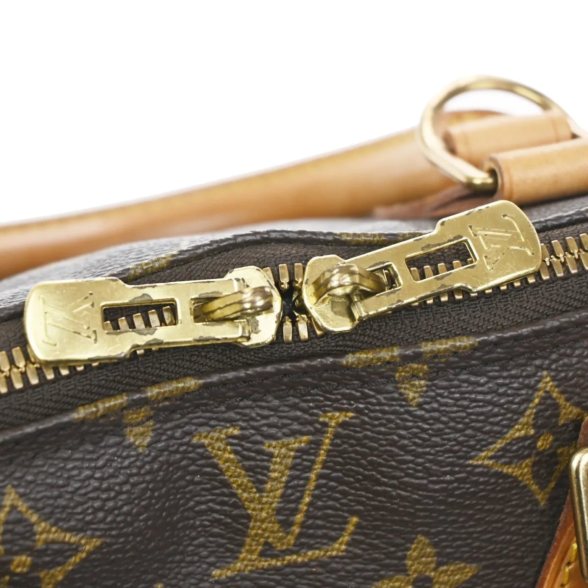 Louis Vuitton Alma Monogram, Brown, Canvas, Handbag