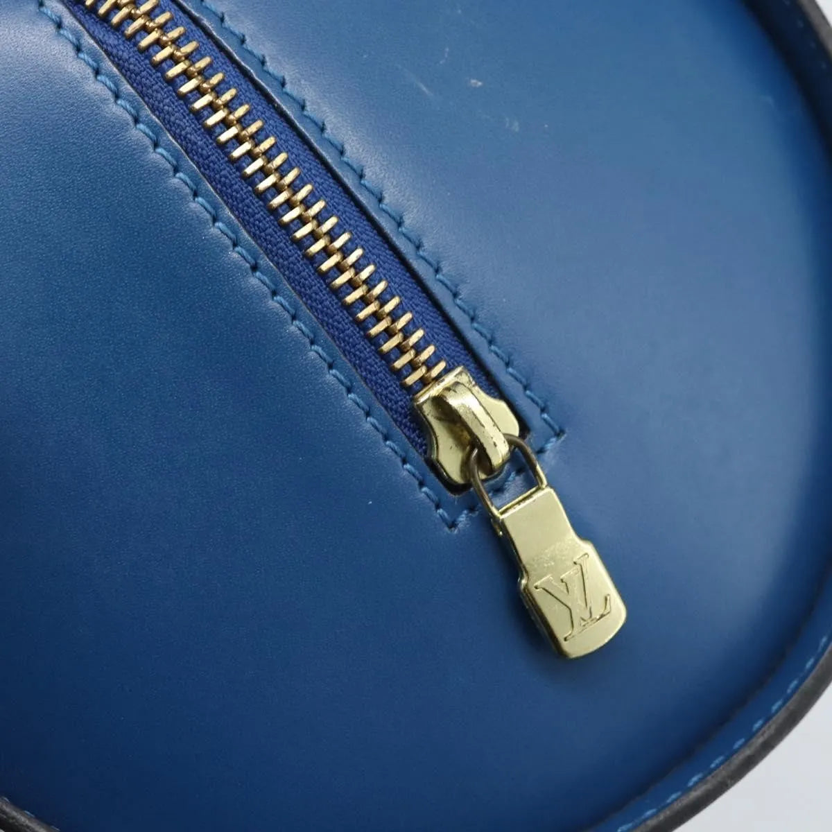 Louis Vuitton Soufflot Epi Leather, Blue, Leather, Handbag