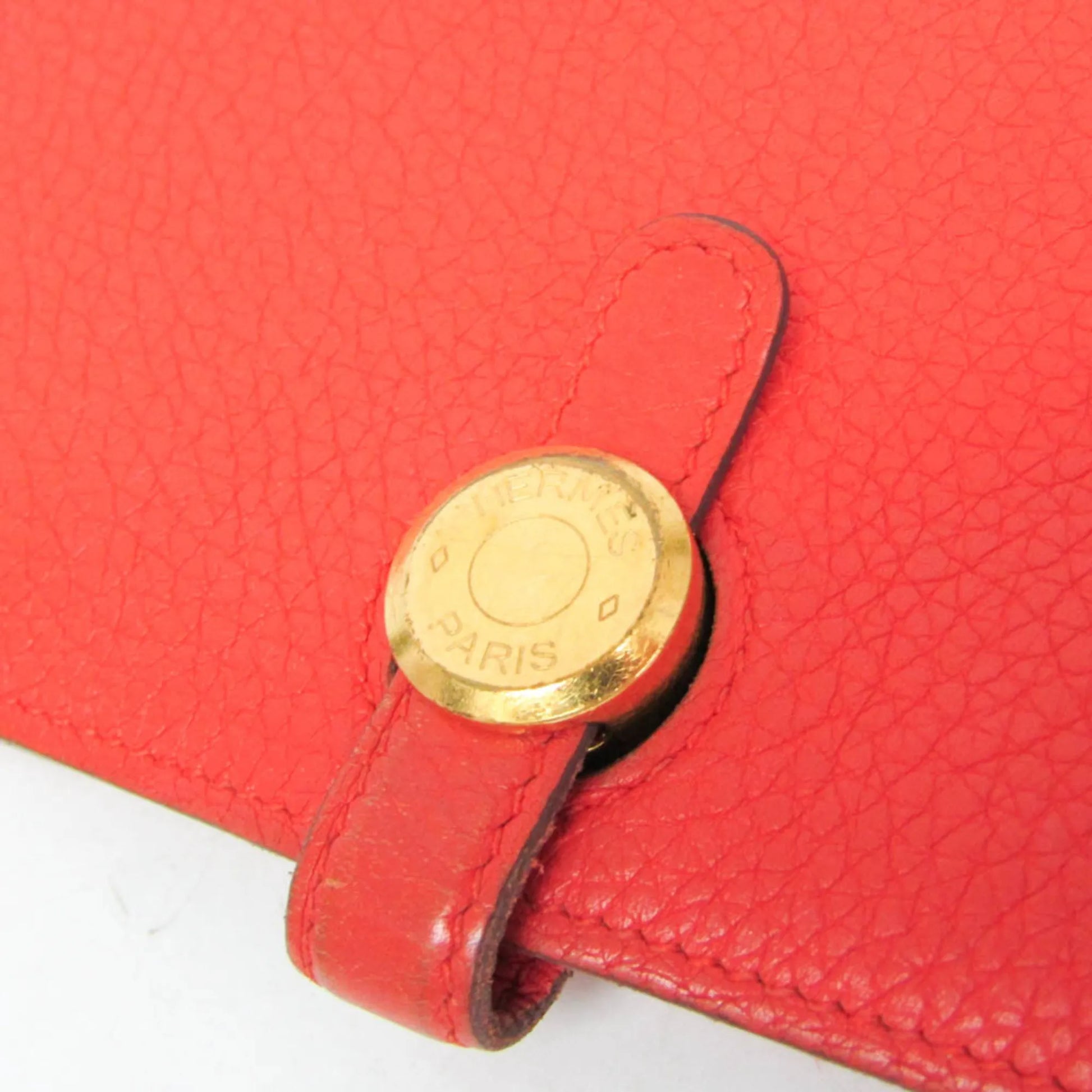Hermes Dogon Duo Combined Leather, Red, Leather, Wallet