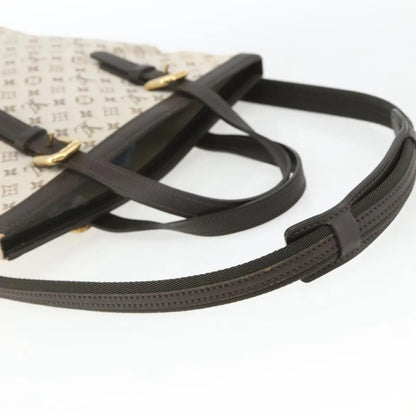 Louis Vuitton Francoise Mini lin, Khaki, Canvas, Tote Bag