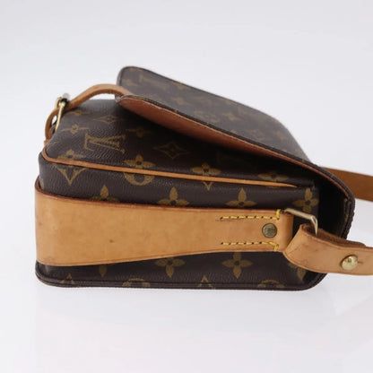 Louis Vuitton Cartouchiere Monogram, Brown, Canvas, Shoulder Bag