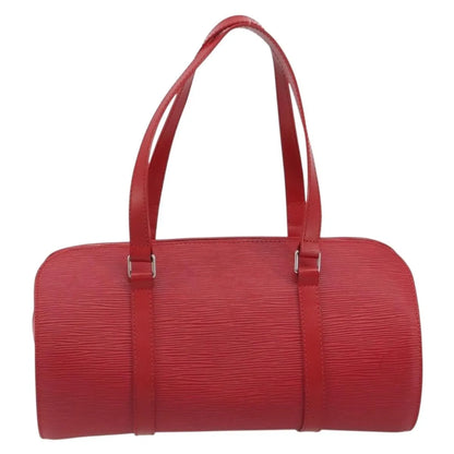 Louis Vuitton Soufflot Epi Leather, Red, Leather, Handbag