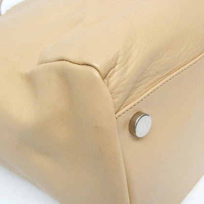 Saint Laurent Reversible East West Shopper Tote Leather, Beige, Leather, Tote Bag