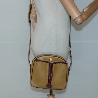 cartier Tasseled Must de Cartier Leather, Yellow, Leather, Shoulder Bag