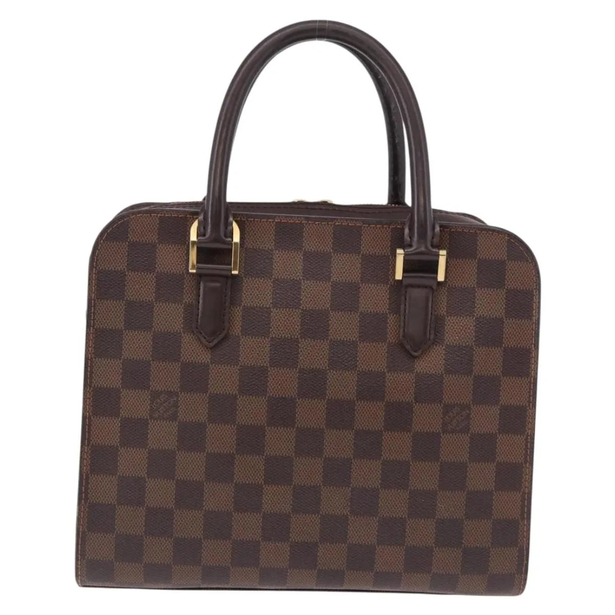 Louis Vuitton Triana Damier, Brown, Canvas, Handbag
