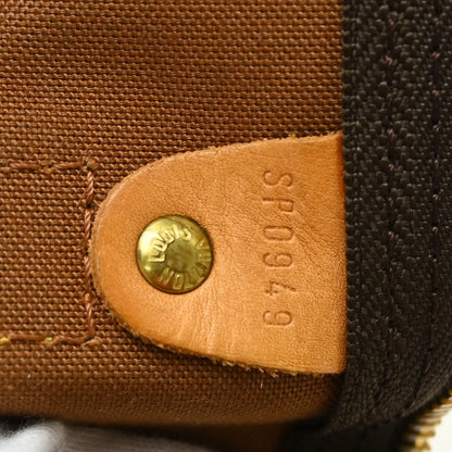 Louis Vuitton Keepall Monogram Canvas, Brown, Canvas, Travel Bag