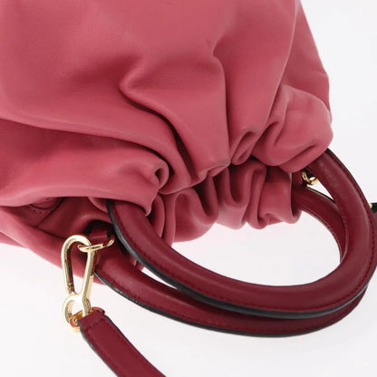 Loewe Bounce Lambskin, Pink, Leather, Handbag