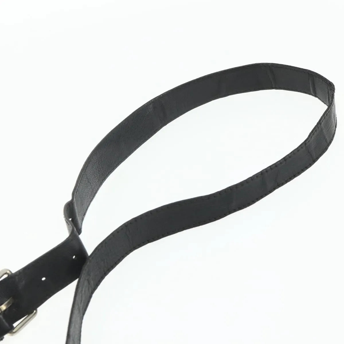 Gucci Front Zip Messenger Guccissima Leather, Black, Leather, Shoulder Bag