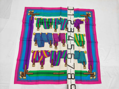 Hermes Carré 90 Silk multicolor, Multicolour, Silk, Scarf