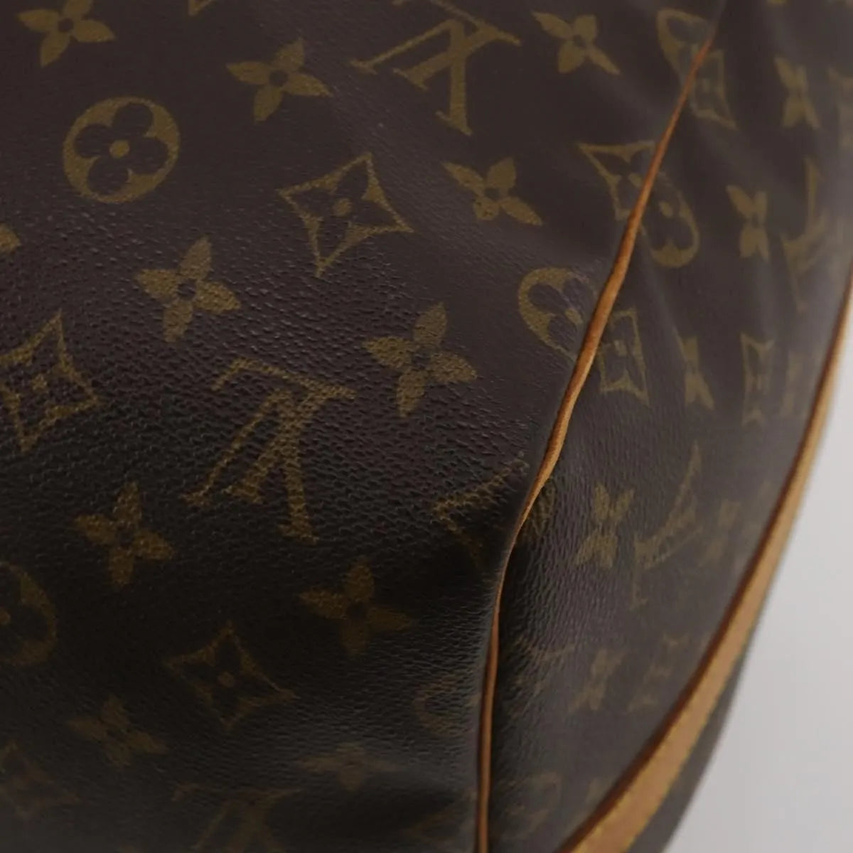 Louis Vuitton Keepall Bandoulière Canvas, Brown, Canvas, Travel Bag