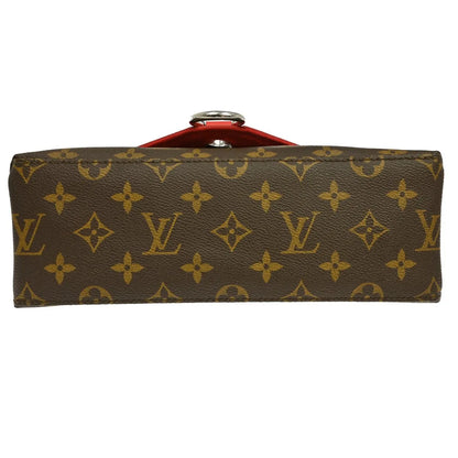 Louis Vuitton Saint Michel Monogram Canvas and Epi Leather, Brown, Leather, Shoulder Bag