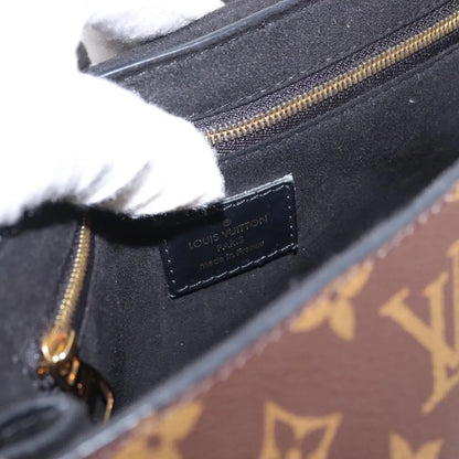 Louis Vuitton One Handle Flap Monogram Canvas and Leather, Brown, Canvas, Handbag