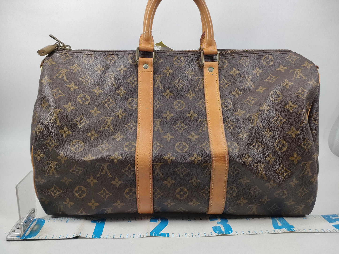 Louis Vuitton Keepall Monogram Canvas, Brown, Canvas, Travel Bag