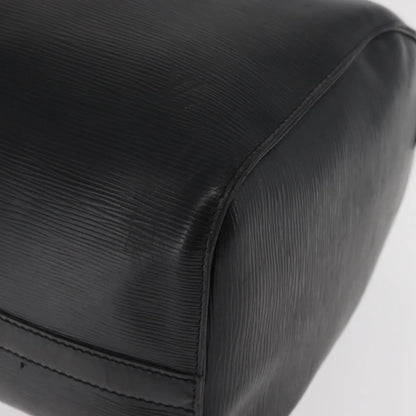 Louis Vuitton Keepall Epi Leather, Black, Leather, Travel Bag