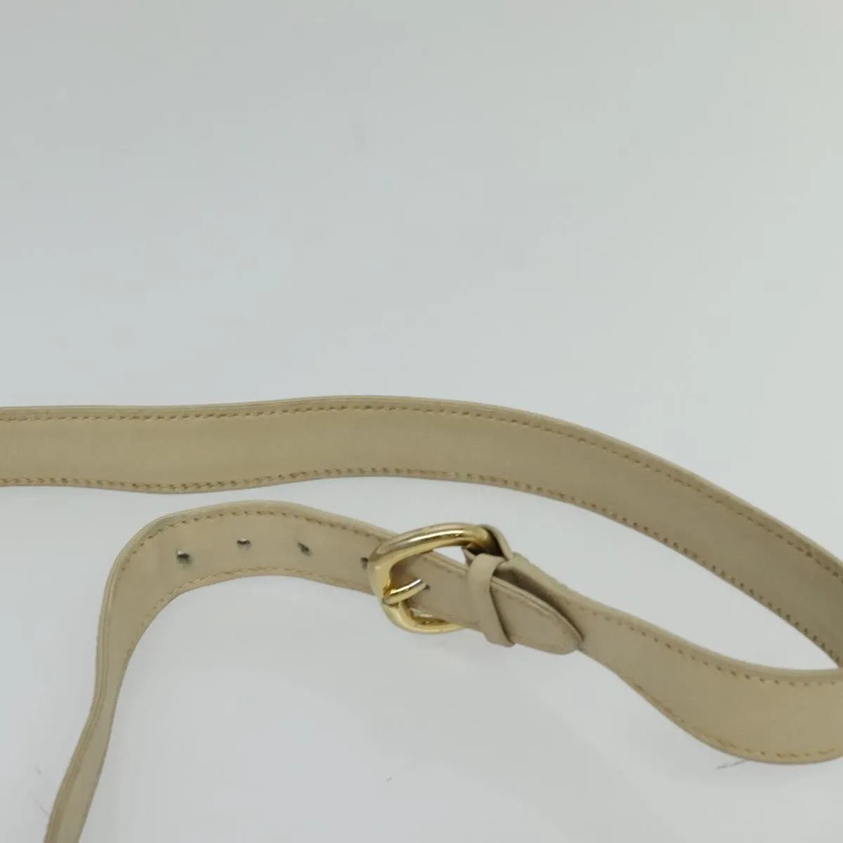 Gucci Vintage Flap Leather, Beige, Leather, Shoulder Bag