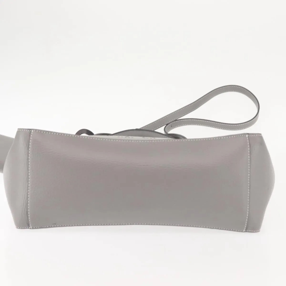 Stella McCartney Alter Tote Leather, Gray, Leather, Tote Bag