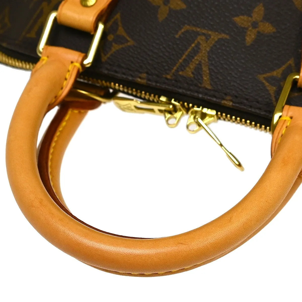 Louis Vuitton Alma Monogram, Brown, Canvas, Handbag