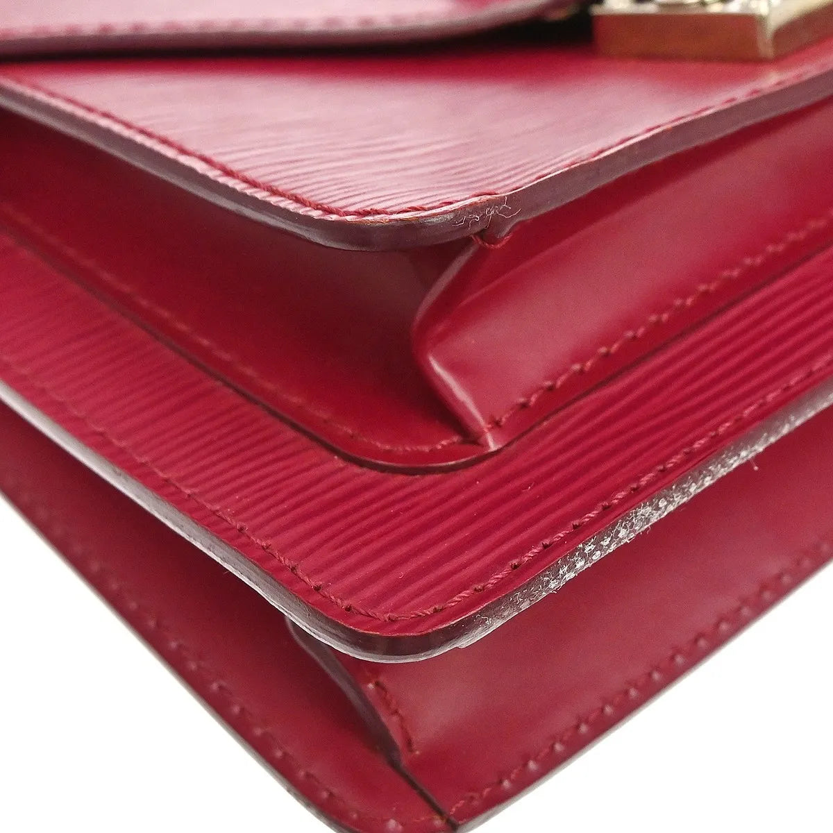Louis Vuitton Monceau Epi, Pink, Leather, Handbag