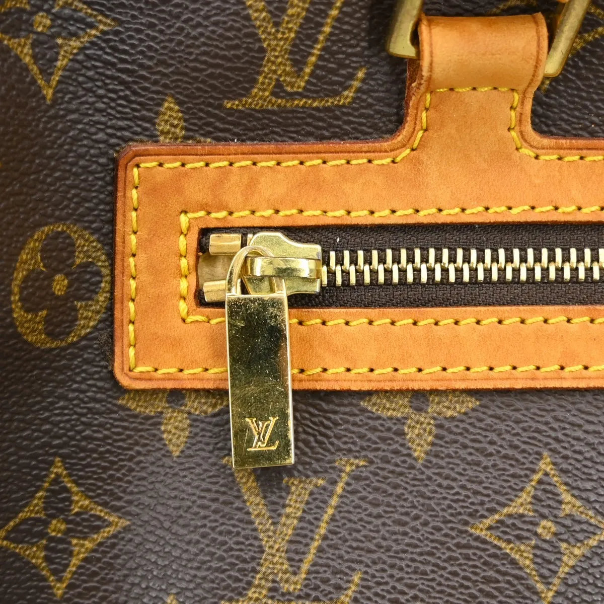 Louis Vuitton Cite Monogram Canvas, Brown, Canvas, Handbag