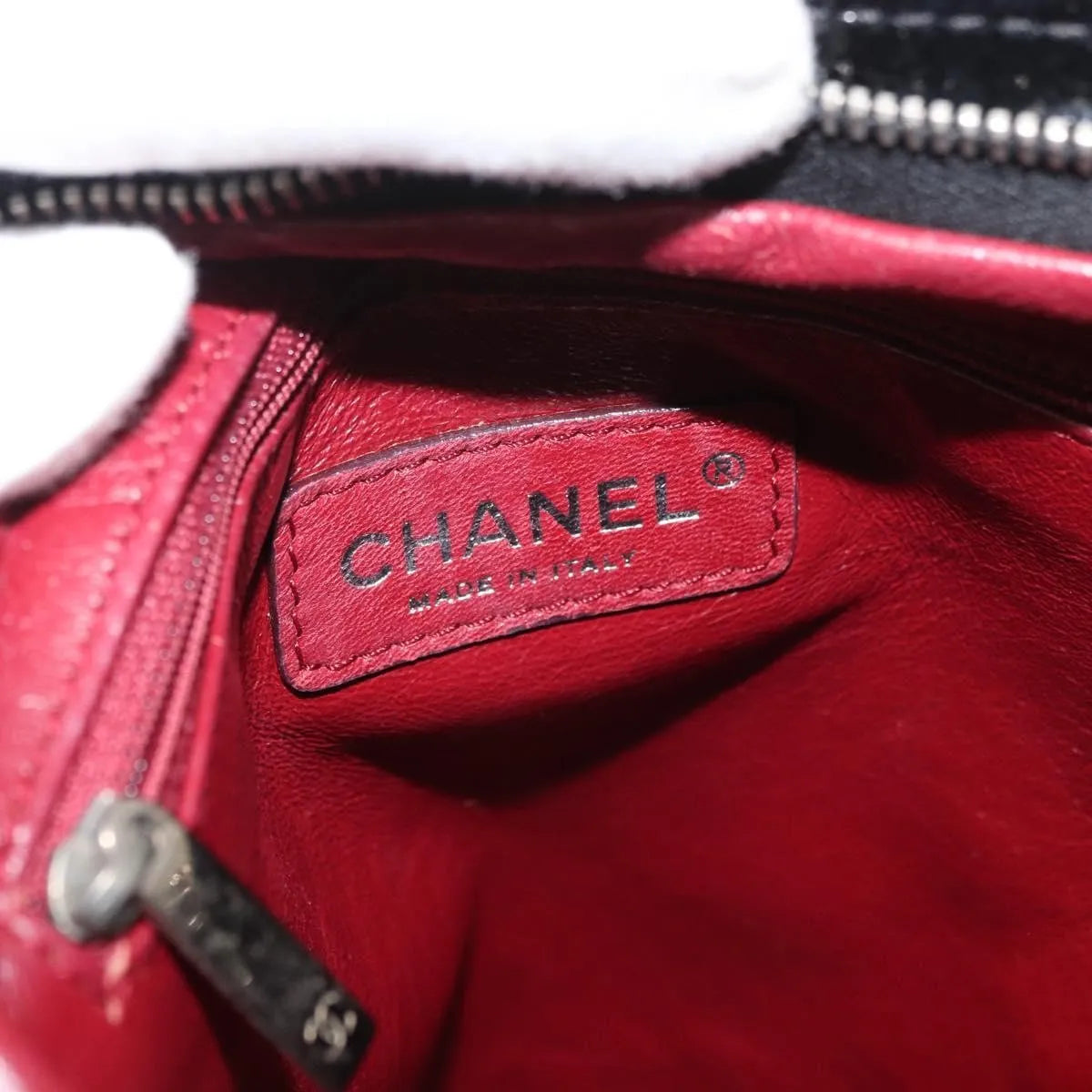 Chanel Bon Bon Pyramid Wristlet Patent, Black, Patent Leather, Shoulder Bag