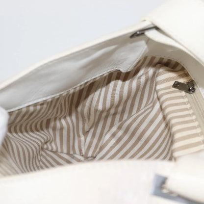 Loewe Anagram Leather, White, Leather, Shoulder Bag