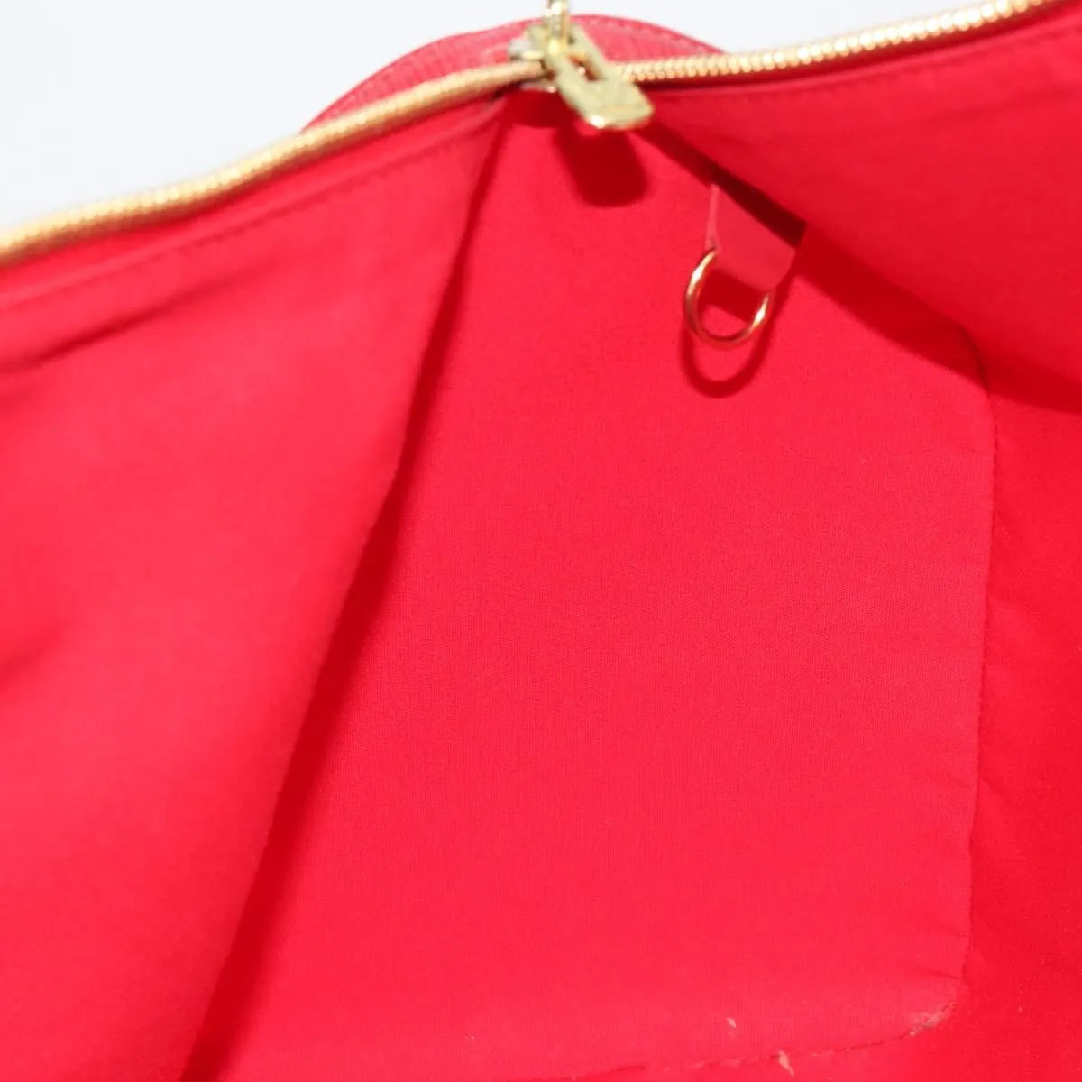 Louis Vuitton Keepall Epi, Red, Leather, Travel Bag