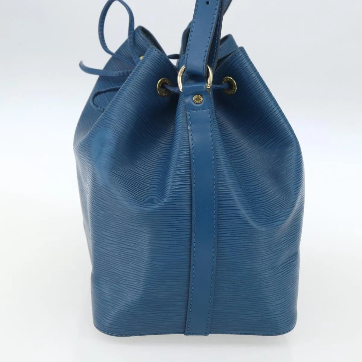 Louis Vuitton Petit Noe Epi Leather, Blue, Leather, Shoulder Bag
