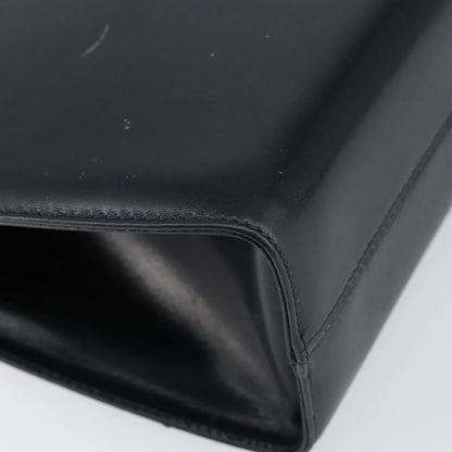 Salvatore Ferragamo Gancini Leather, Black, Leather, Shoulder Bag