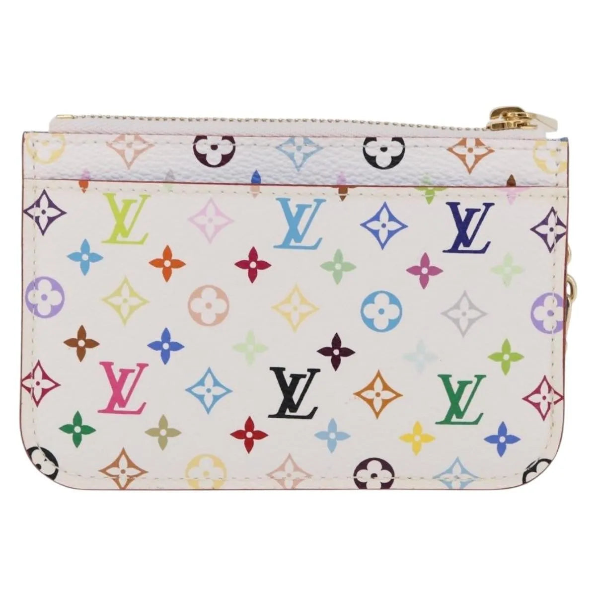 Louis Vuitton Pochette clés NM Monogram Multicolor Canvas, Multicolour, Canvas, Wallet