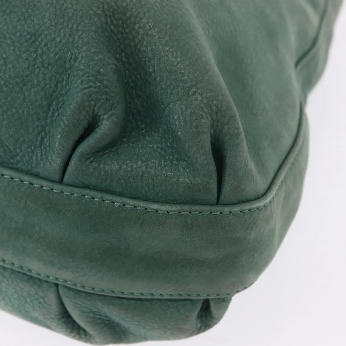 Fendi Vintage Tote leather, Green, Leather, Shoulder Bag