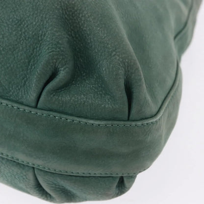 Fendi Vintage Tote leather, Green, Leather, Shoulder Bag