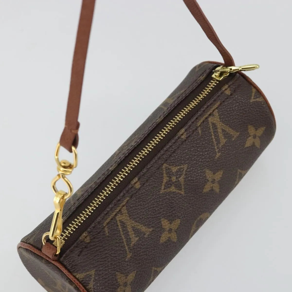 Louis Vuitton Papillon Pochette Monogram Canvas, Brown, Canvas, Clutch