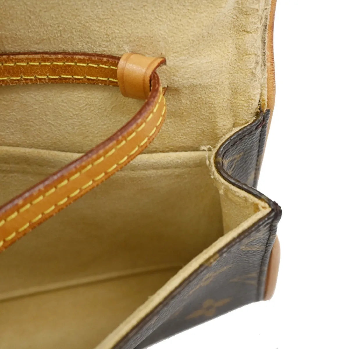 Louis Vuitton Twin Monogram Canvas, Brown, Canvas, Clutch