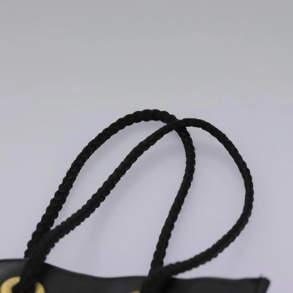 Fendi Fazzuolo Leather, Black, Leather, Tote Bag