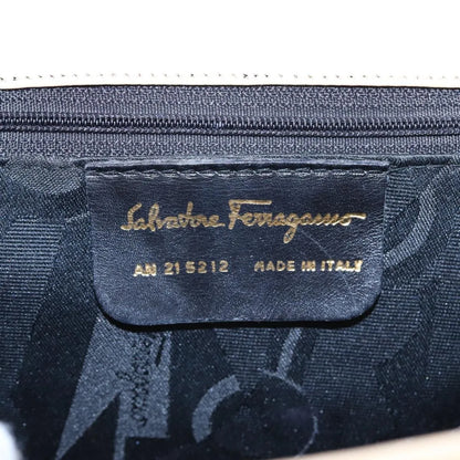 Salvatore Ferragamo Vintage Leather, Beige, Leather, Shoulder Bag