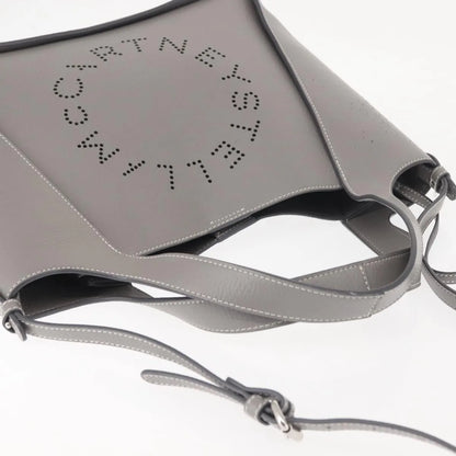 Stella McCartney Alter Tote Leather, Gray, Leather, Tote Bag