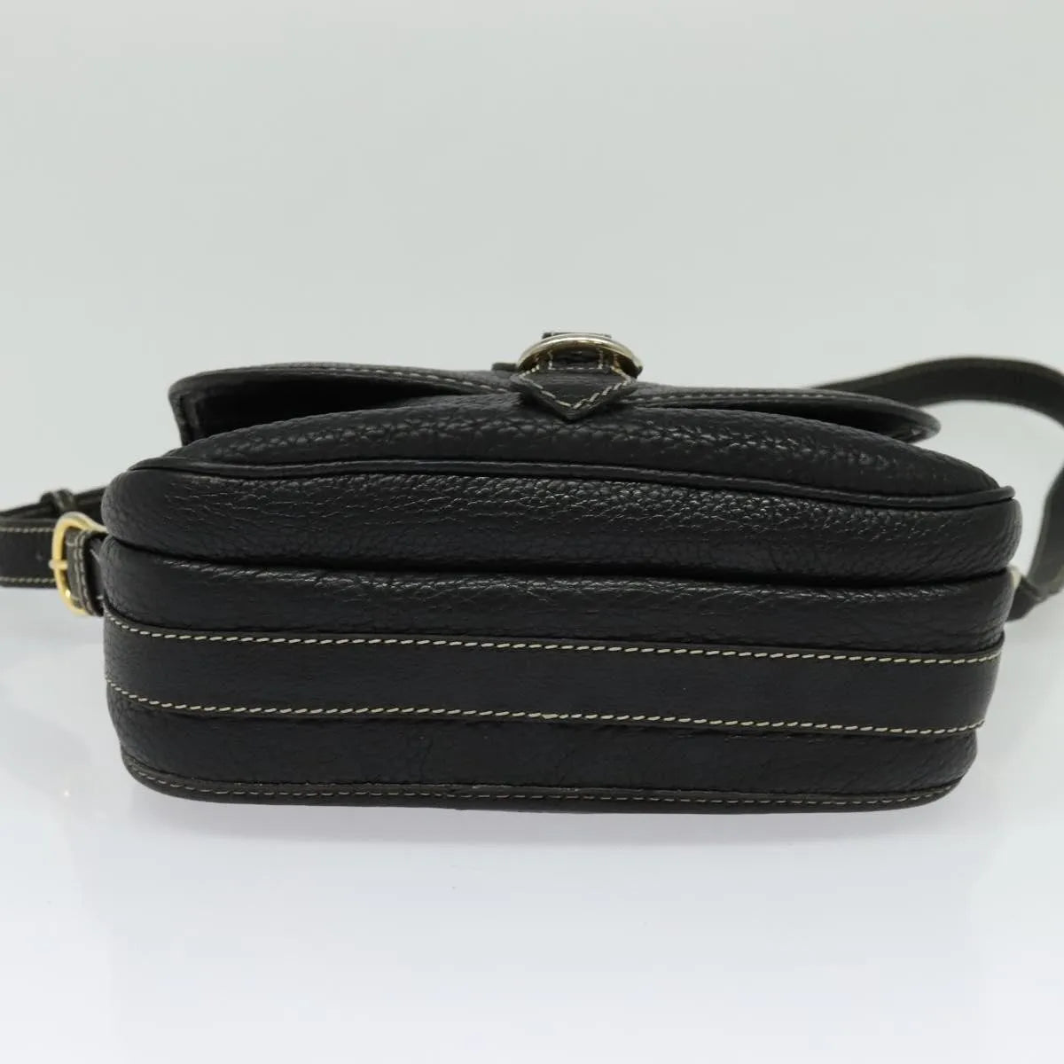 Celine Vintage Leather, Black, Leather, Shoulder Bag