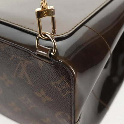 Louis Vuitton Hot Springs Vernis with Monogram Canvas, Brown, Canvas, Backpack