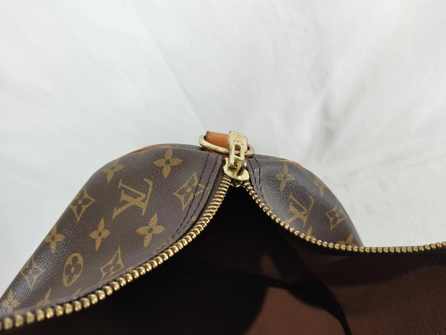 Louis Vuitton keepall bandoulière monogram, Brown, Canvas, Handbag