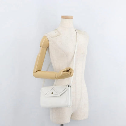 Givenchy Vintage 4G Leather, White_gold, Leather, Shoulder Bag